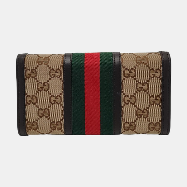 Monogram Canvas Wallet Beige