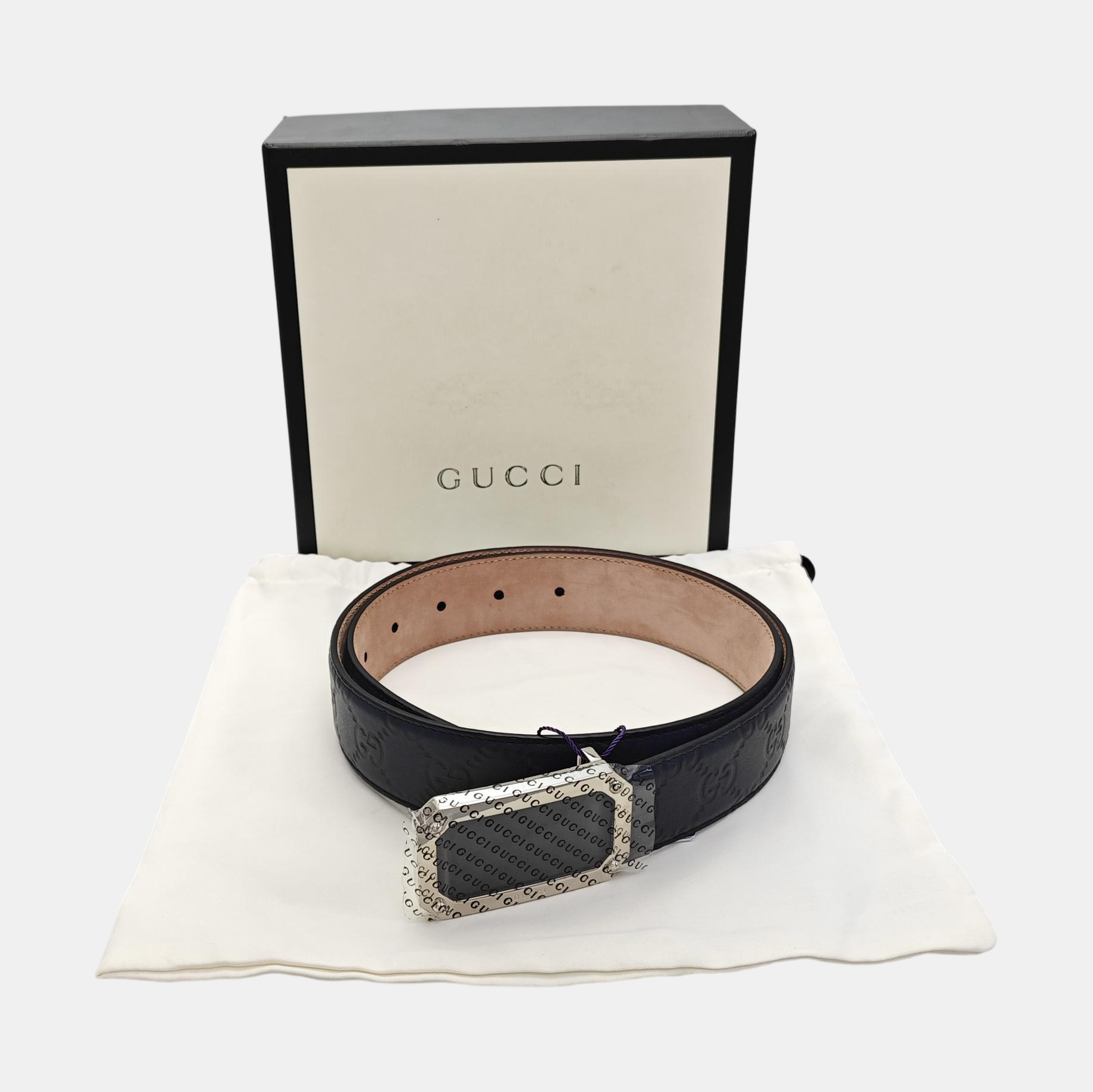 Leather Belt Blue