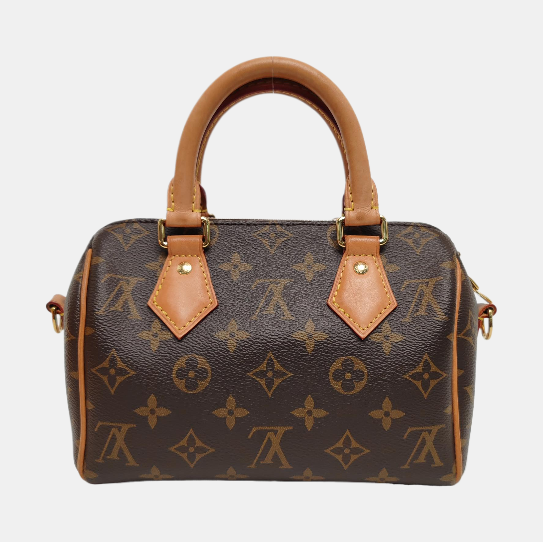 SPEEDY 20 Monogram Coated Canvas Brown