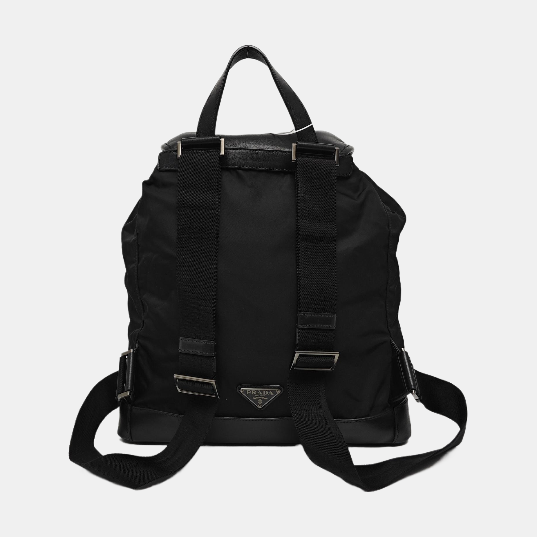 Nylon Backpack Black