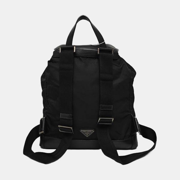 Nylon Backpack Black