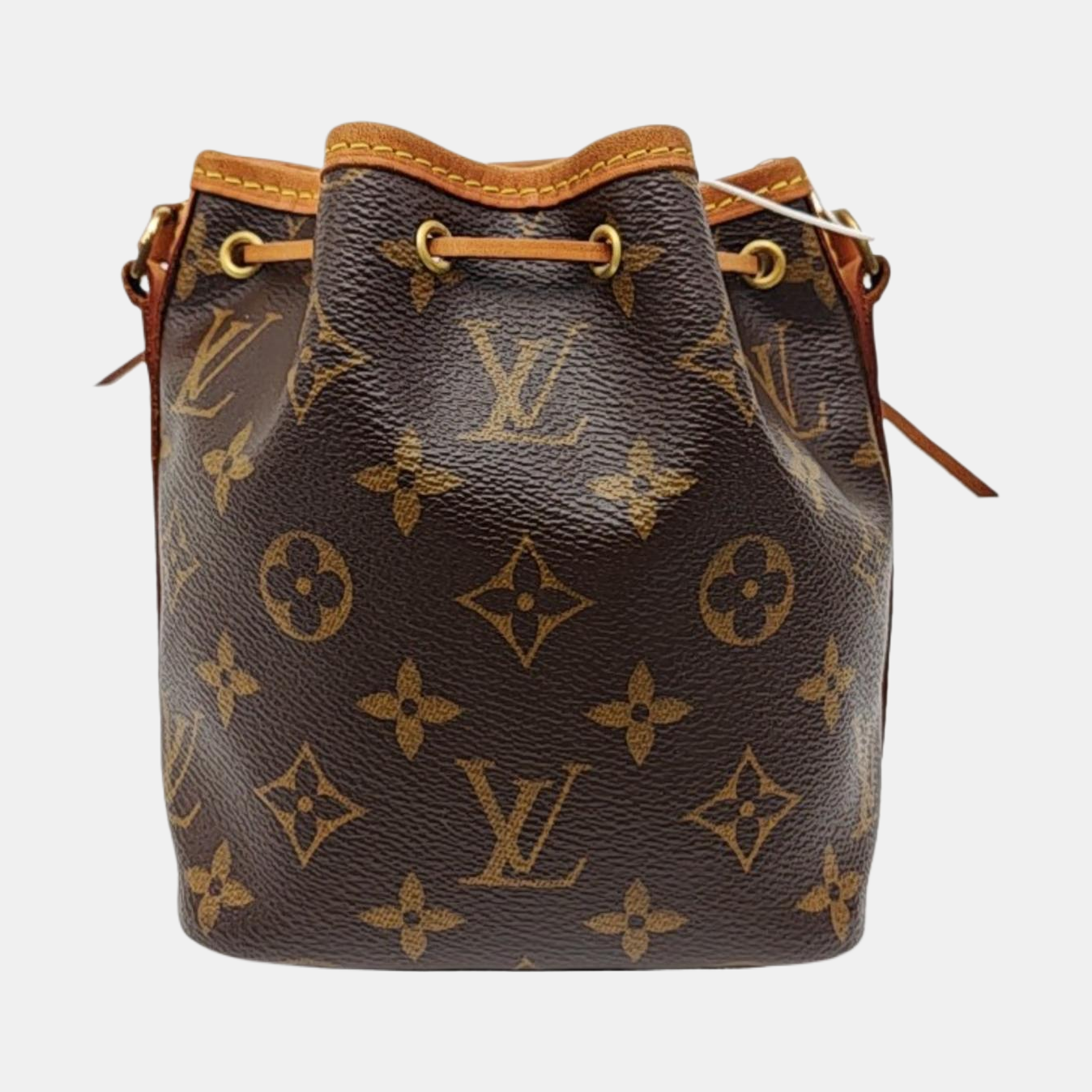 NÉONOÉ Nano Monogram Coated Canvas Brown