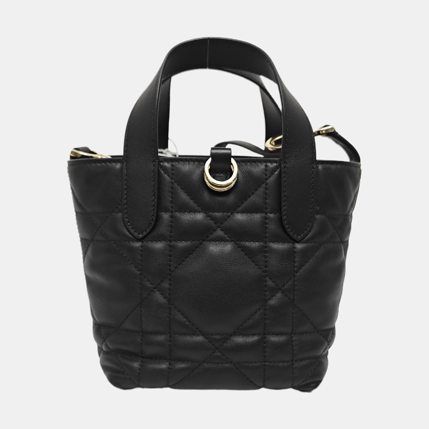 Toujours Nano Cannage Calfskin Black
