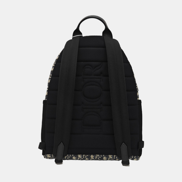 Oblique Canvas Backpack Blue
