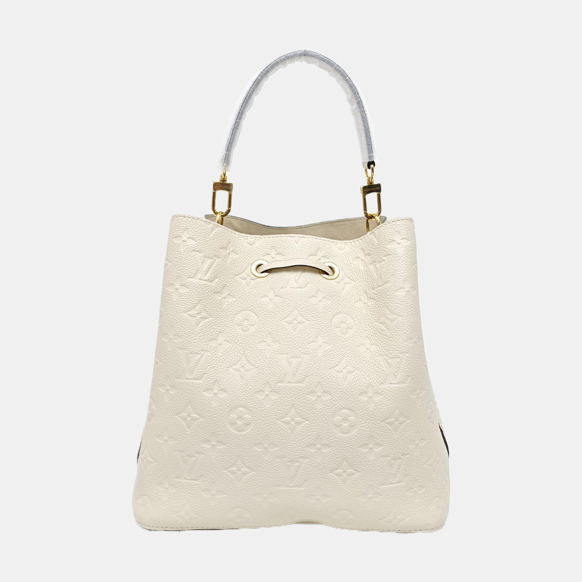NÉONOÉ MM Monogram Calfskin White