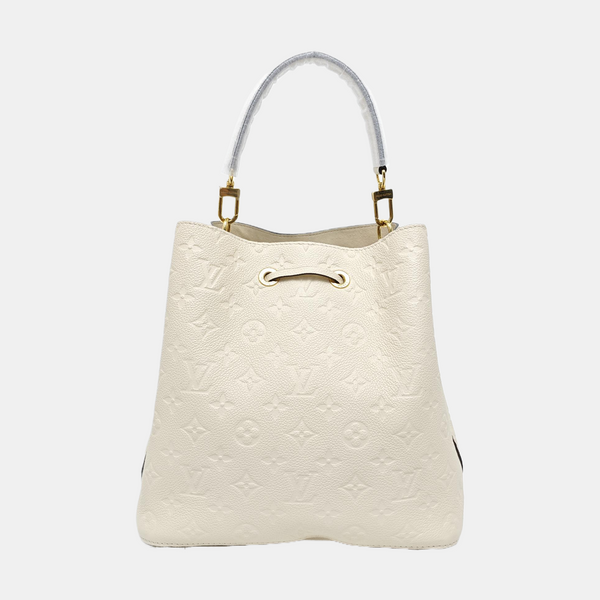 NÉONOÉ MM Monogram Calfskin White