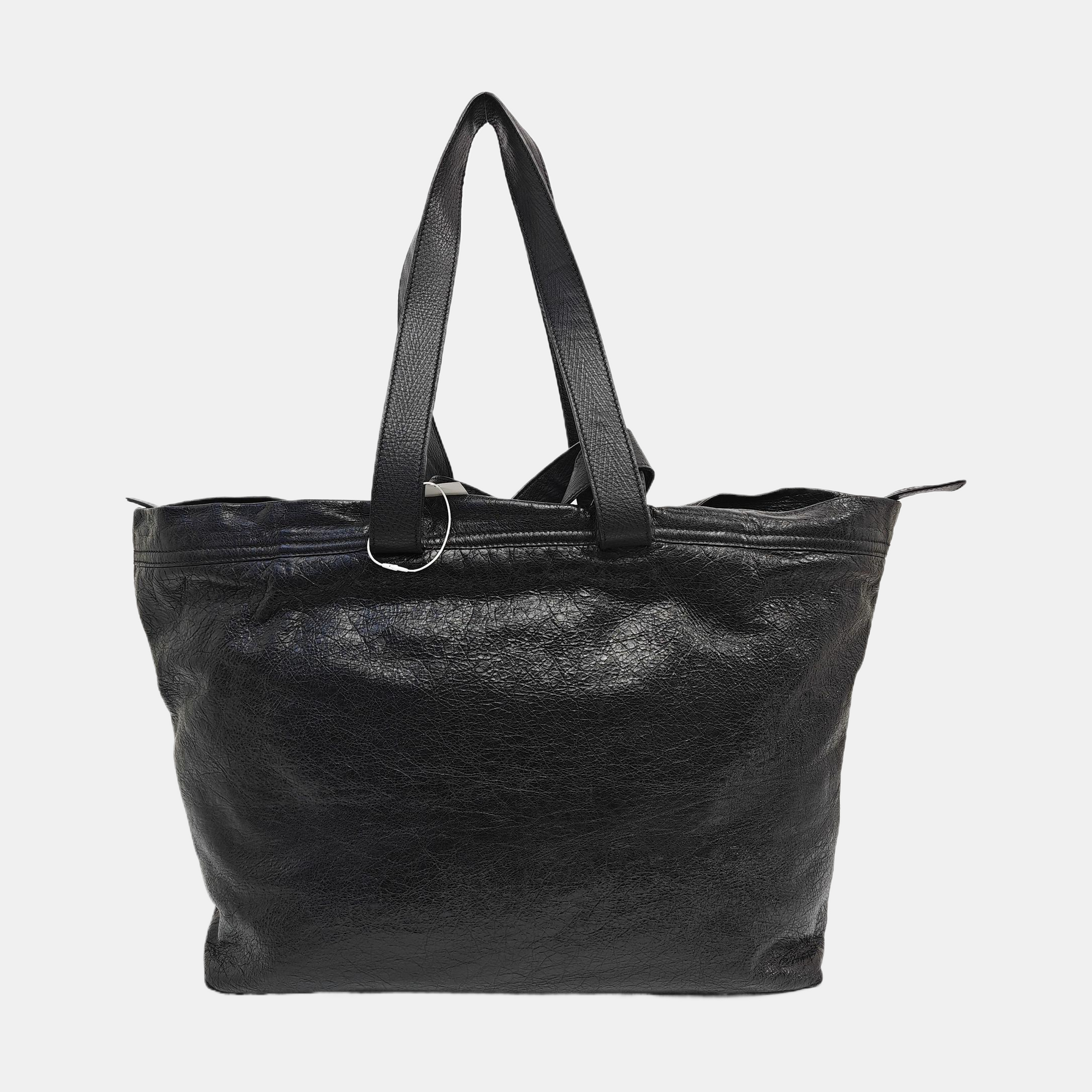 Lambskin Tote Bag Black