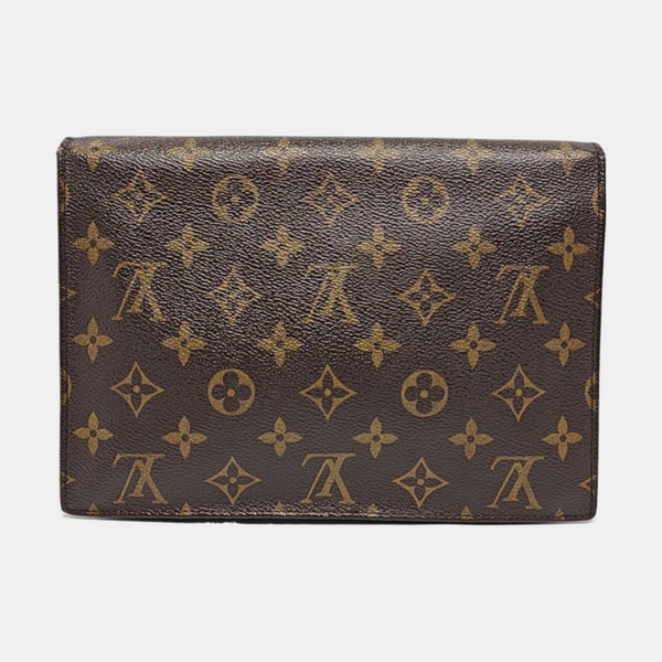 POCHETTE RABAT Monogram Coated Canvas Brown