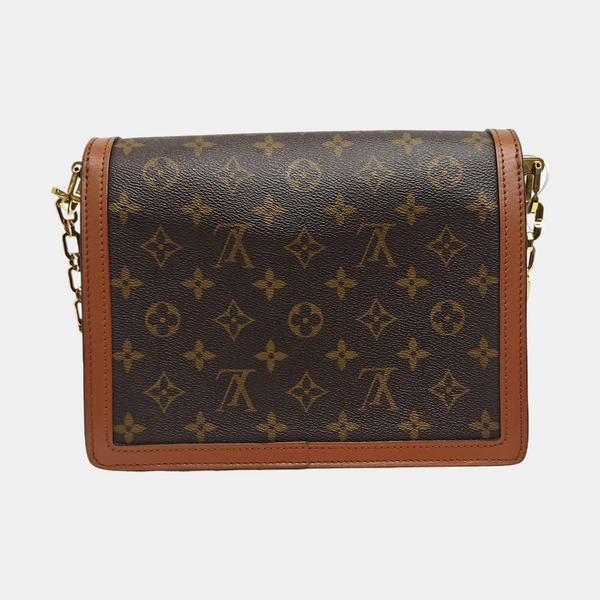 DAUPHINE MM Monogram Coated Canvas Brown
