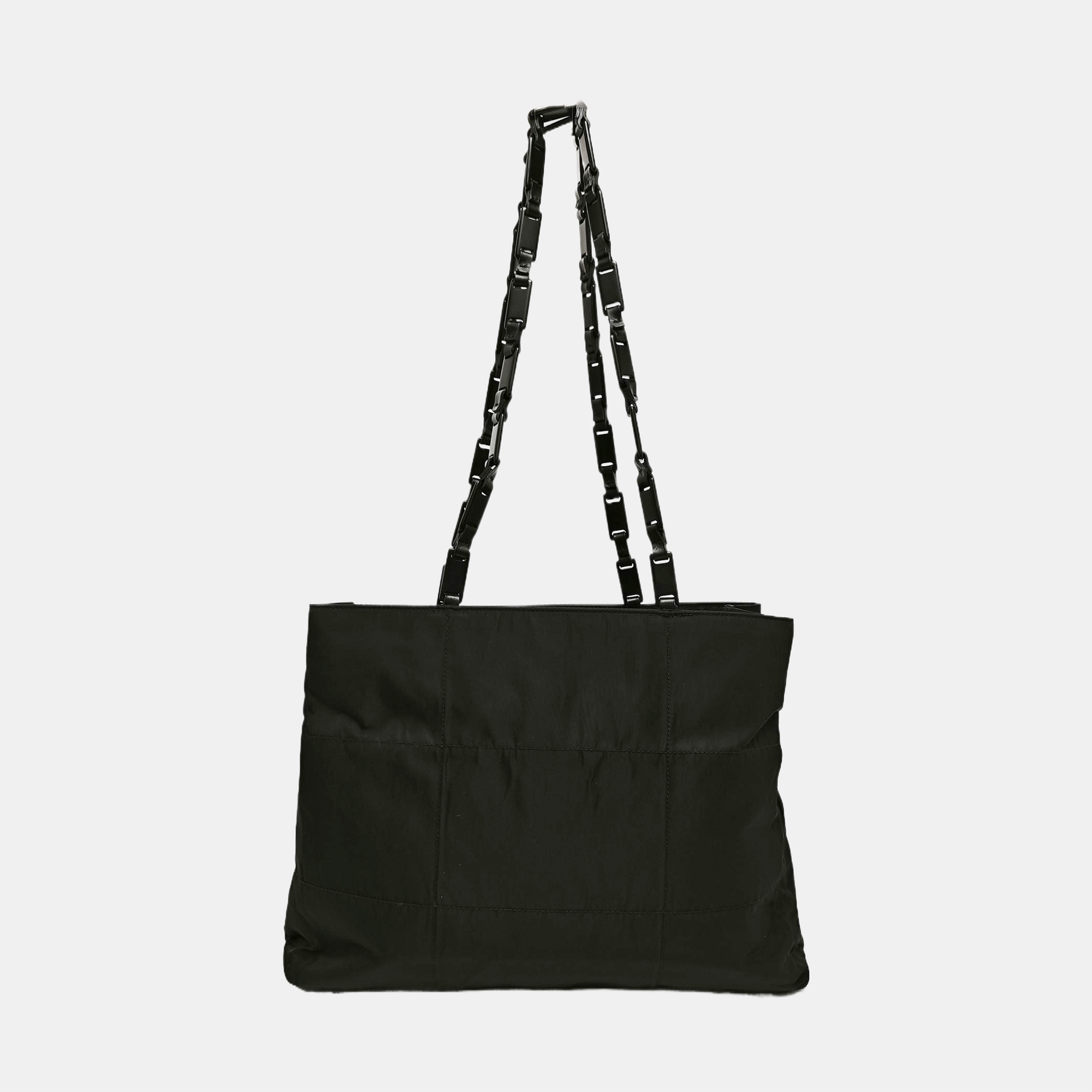 Nylon Shoulder Bag Black
