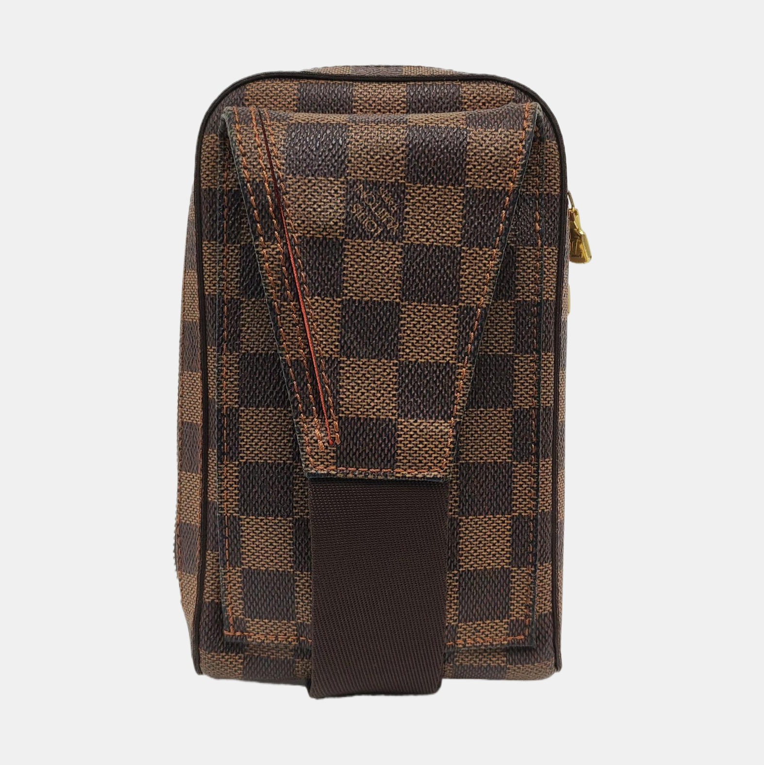 GÉRONIMOS Damier Ebene Coated Canvas Brown