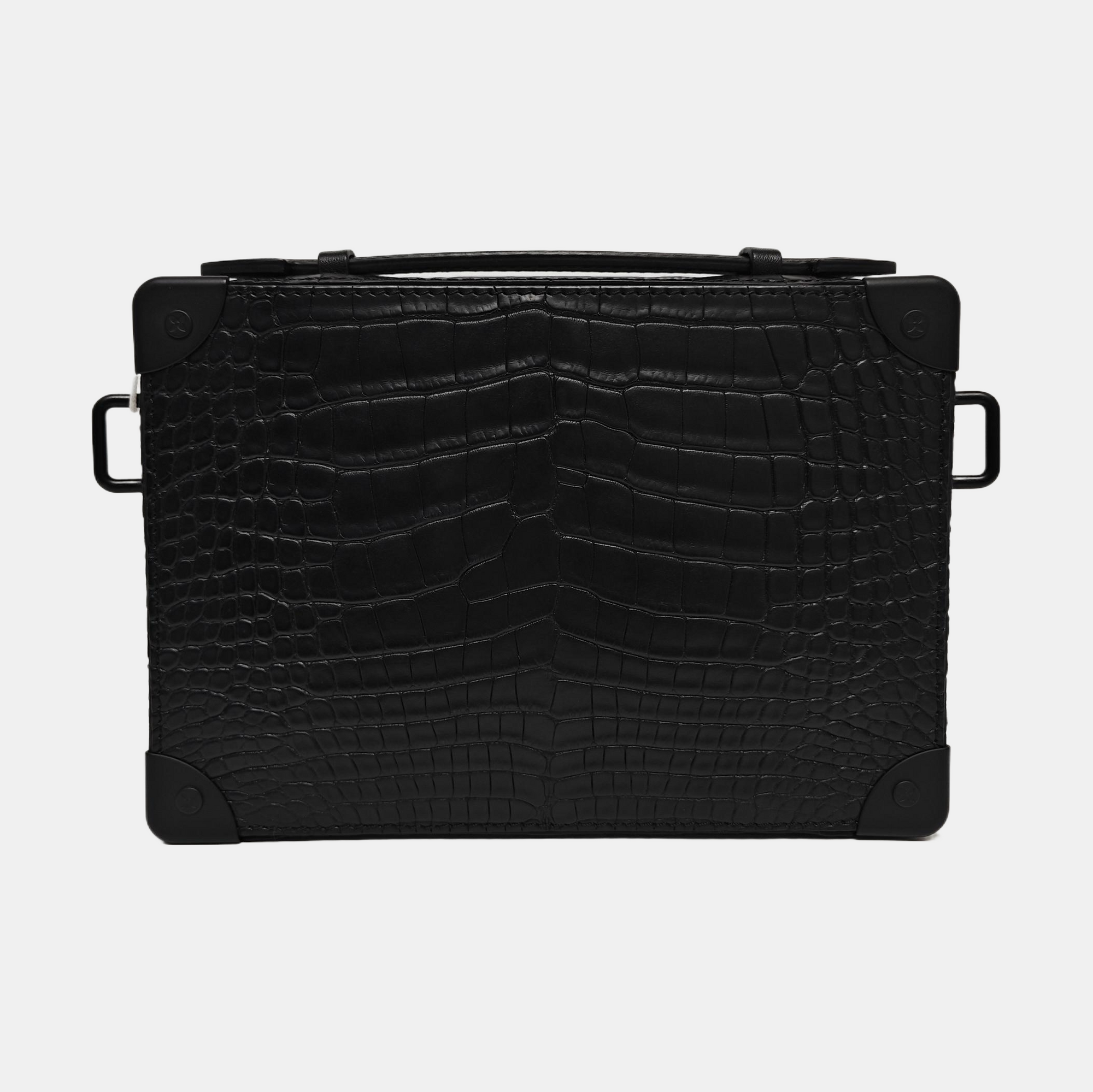 SOFT TRUNK Calfskin Black