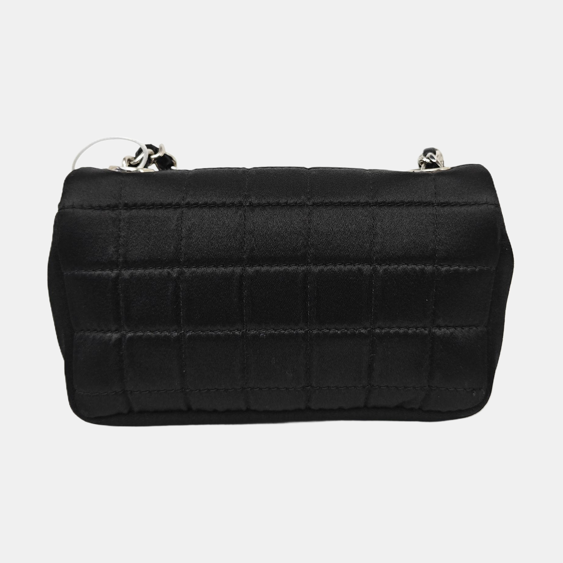 Silk Satin Crossbody Bag Black