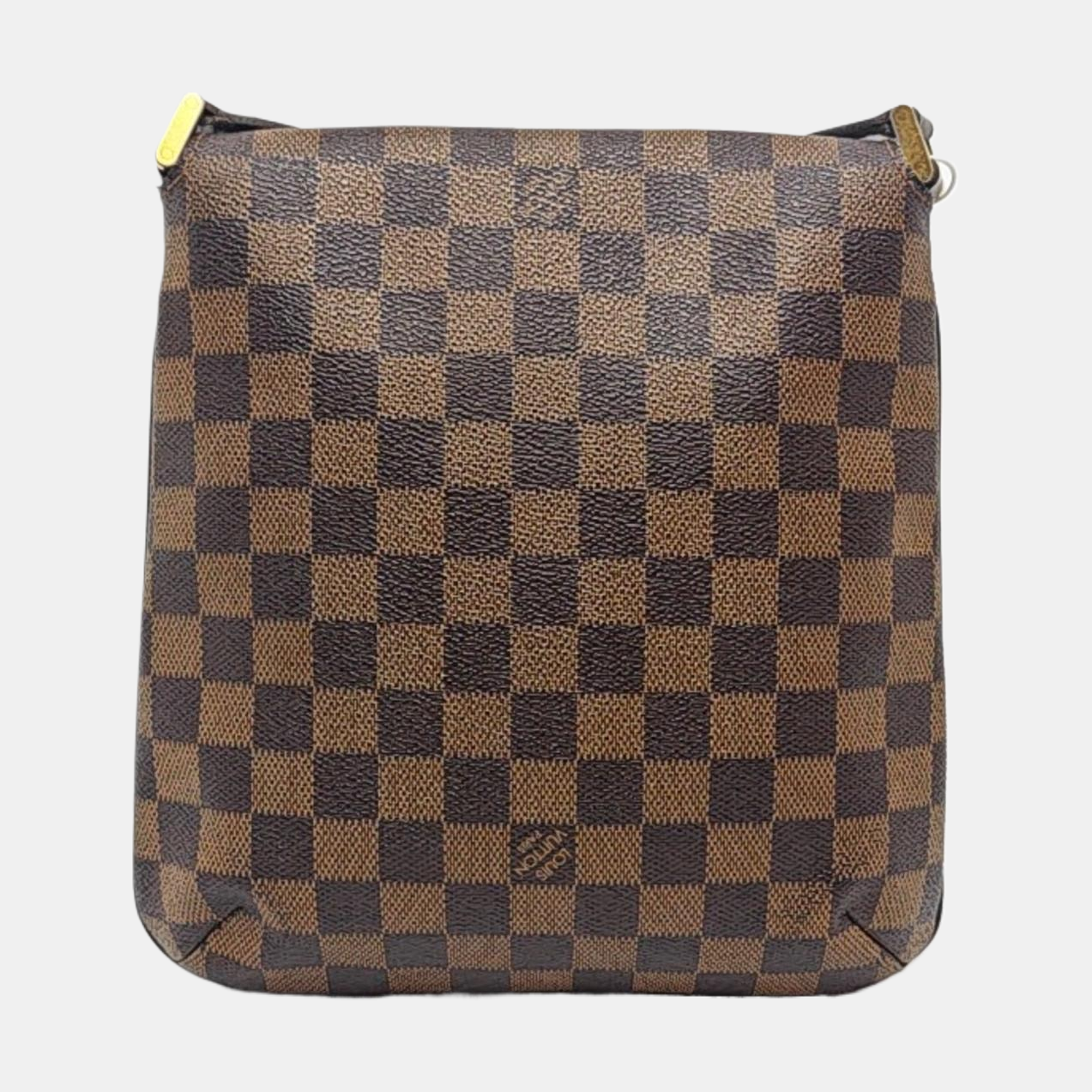 Authenticated pre-owned  MUSETTE TANGO Damier Ebene Coated Canvas Brown - Crossbody Bag at Looply