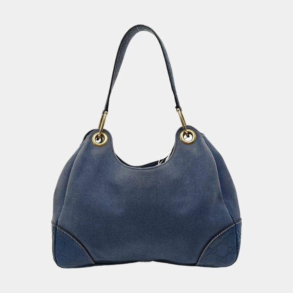 Canvas Shoulder Bag Blue