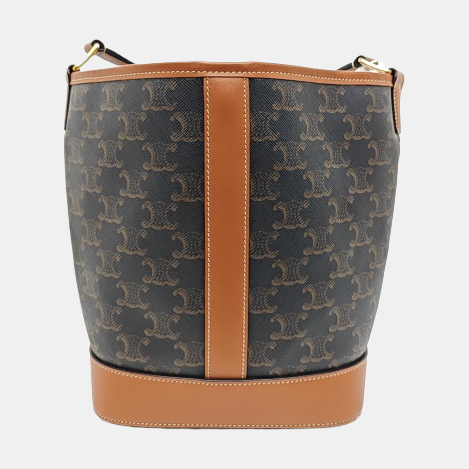 TRIOMPHE CANVAS Small Coated Canvas Brown