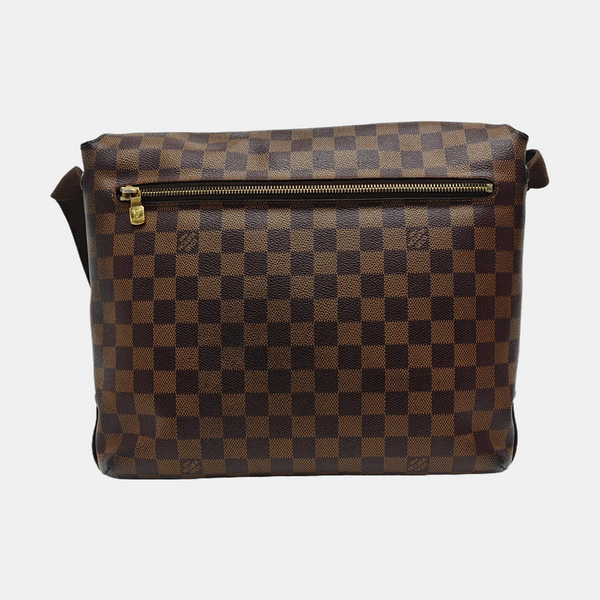 BROOKLYN Damier Ebene Coated Canvas Brown