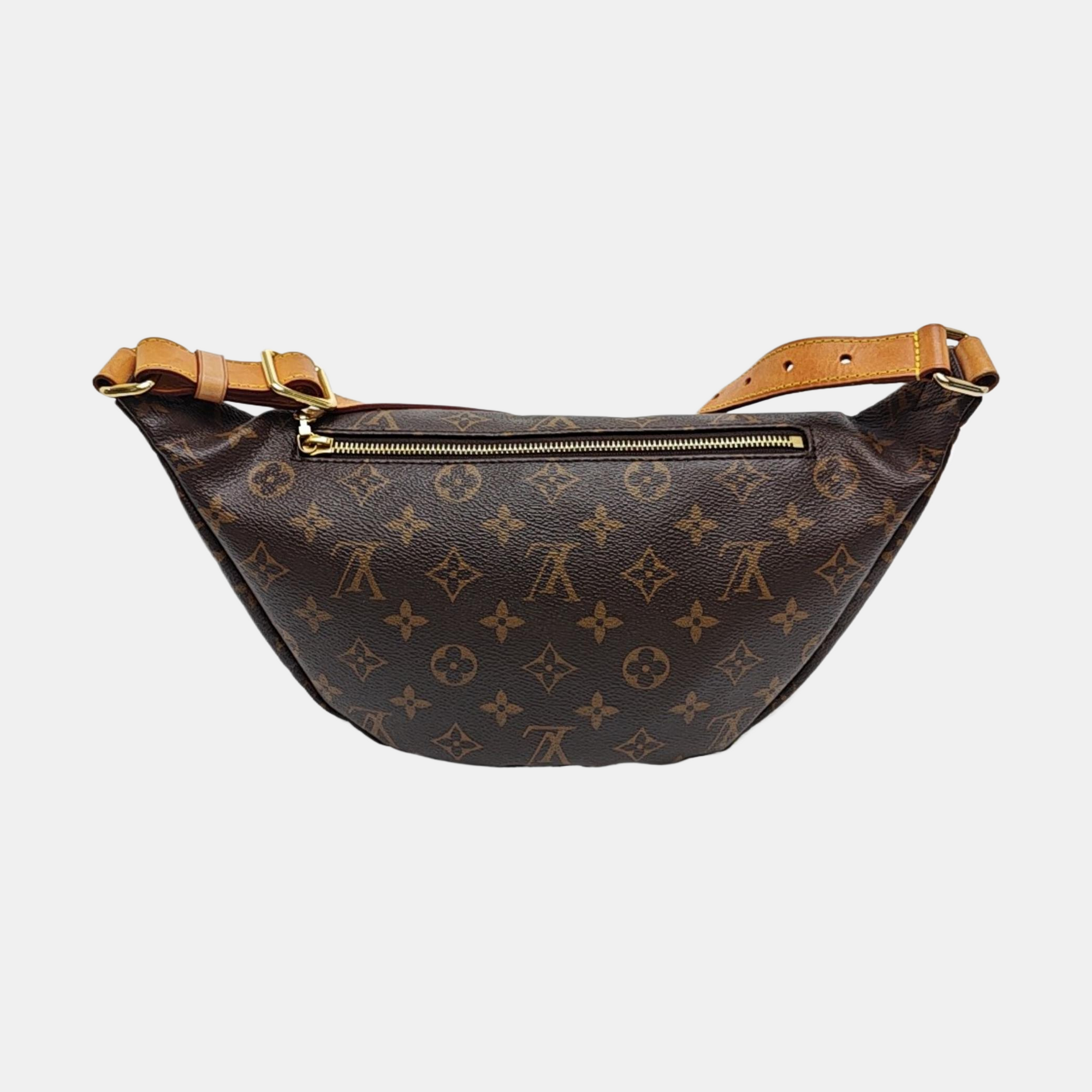 BUMBAG Monogram Coated Canvas Brown