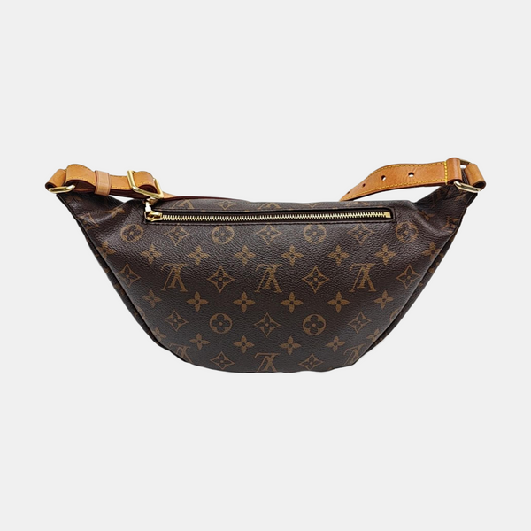 BUMBAG Monogram Coated Canvas Brown