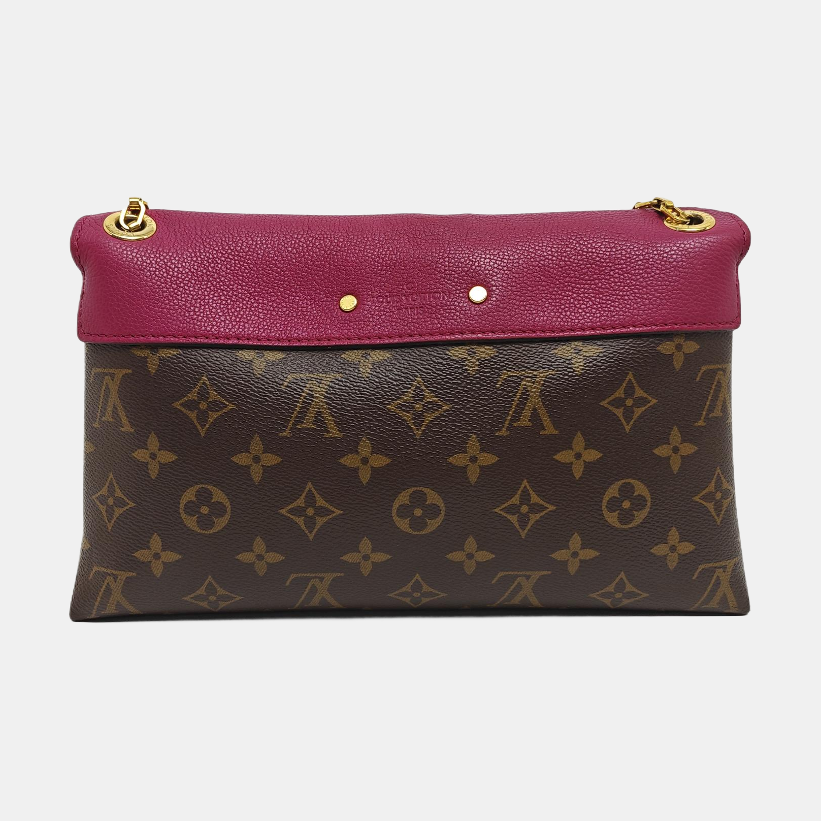 PALLAS BB Monogram Coated Canvas Brown