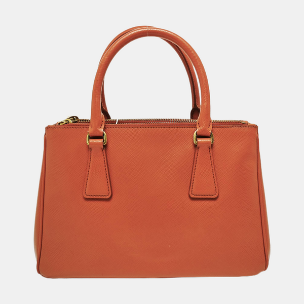 Galleria Medium Saffiano Calfskin Orange