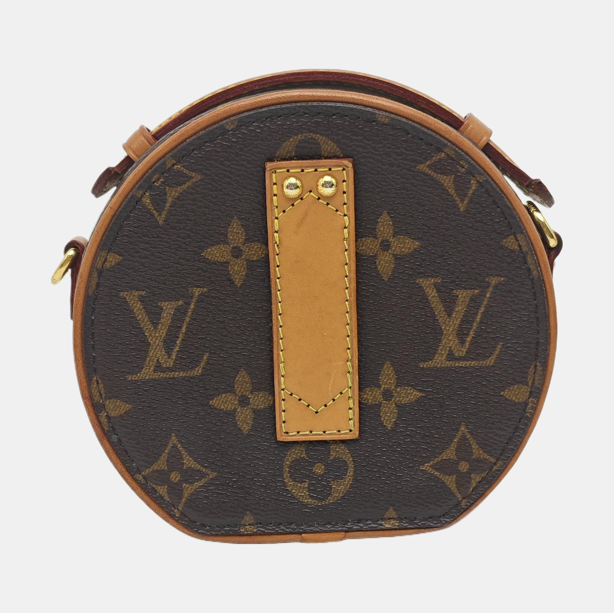 BOITE CHAPEAU Mini Monogram Coated Canvas Brown