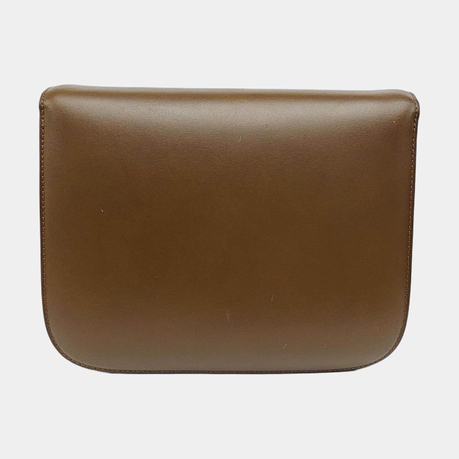 CLASSIC BOX Medium Calfskin Brown