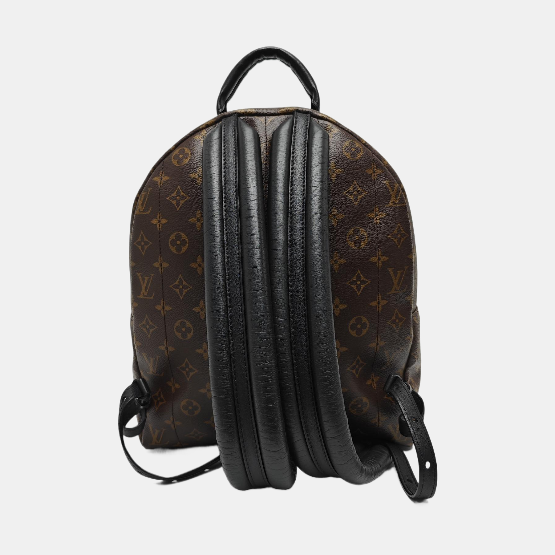 Monogram Coated Canvas Backpack Brown