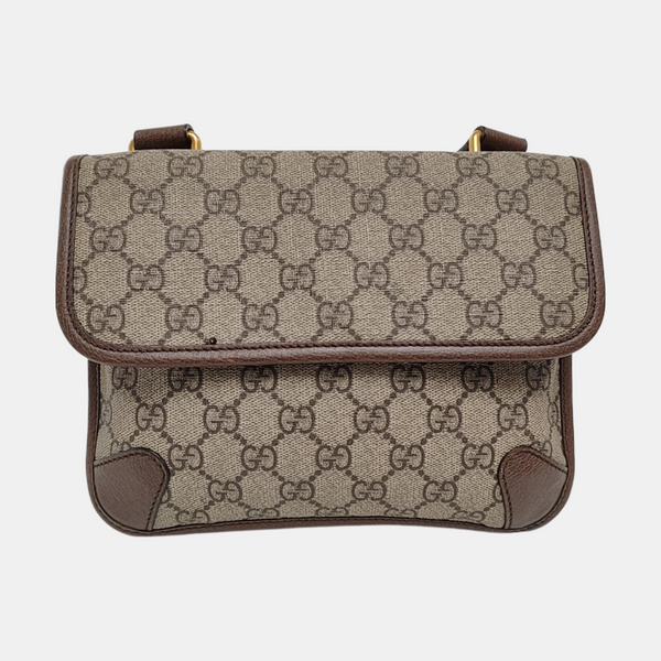 Neo Vintage Small Monogram Coated Canvas Beige