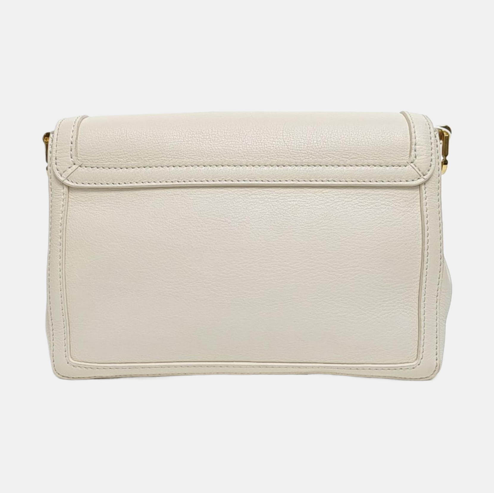 DAUPHINE MM Calfskin White
