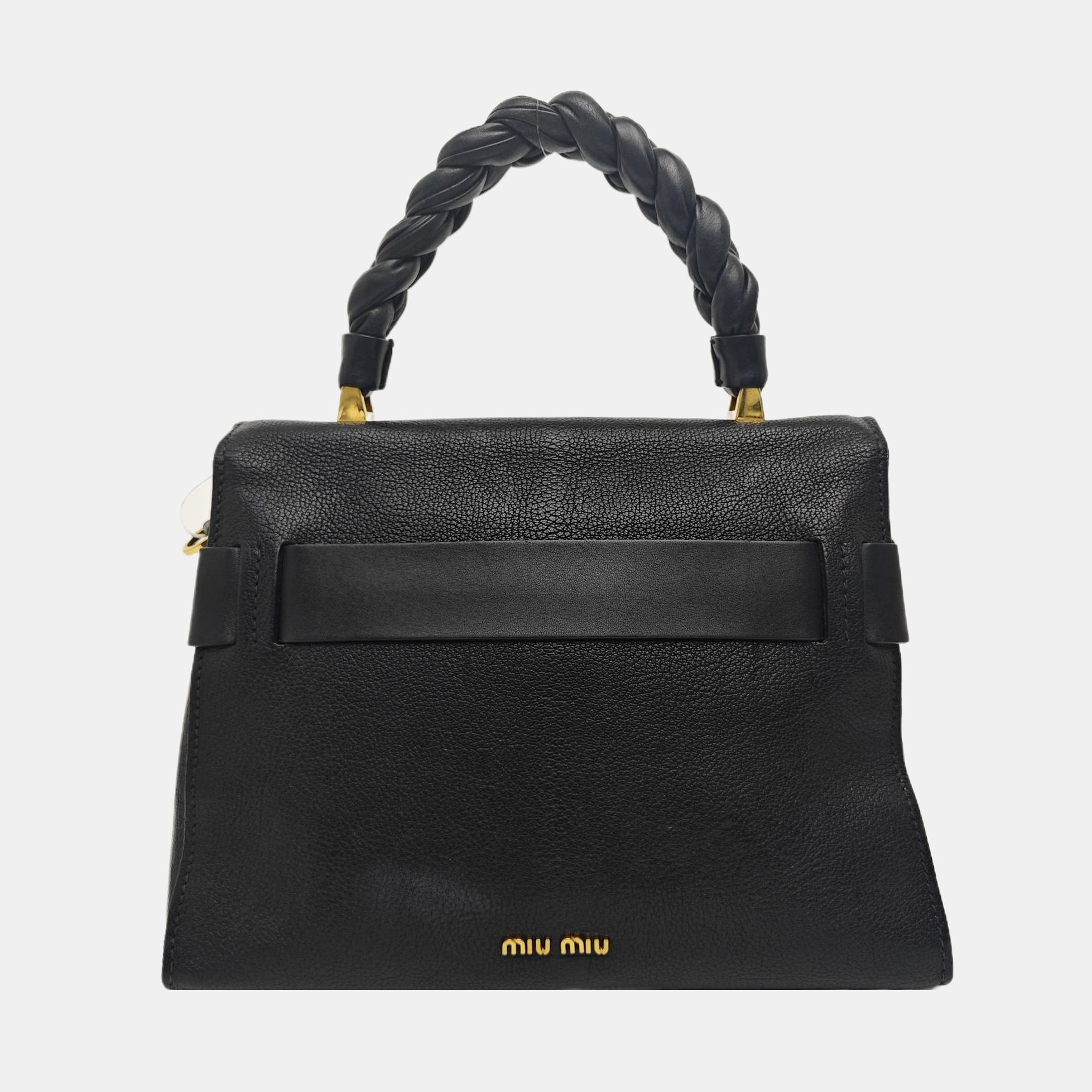 Calfskin Shoulder Bag Black