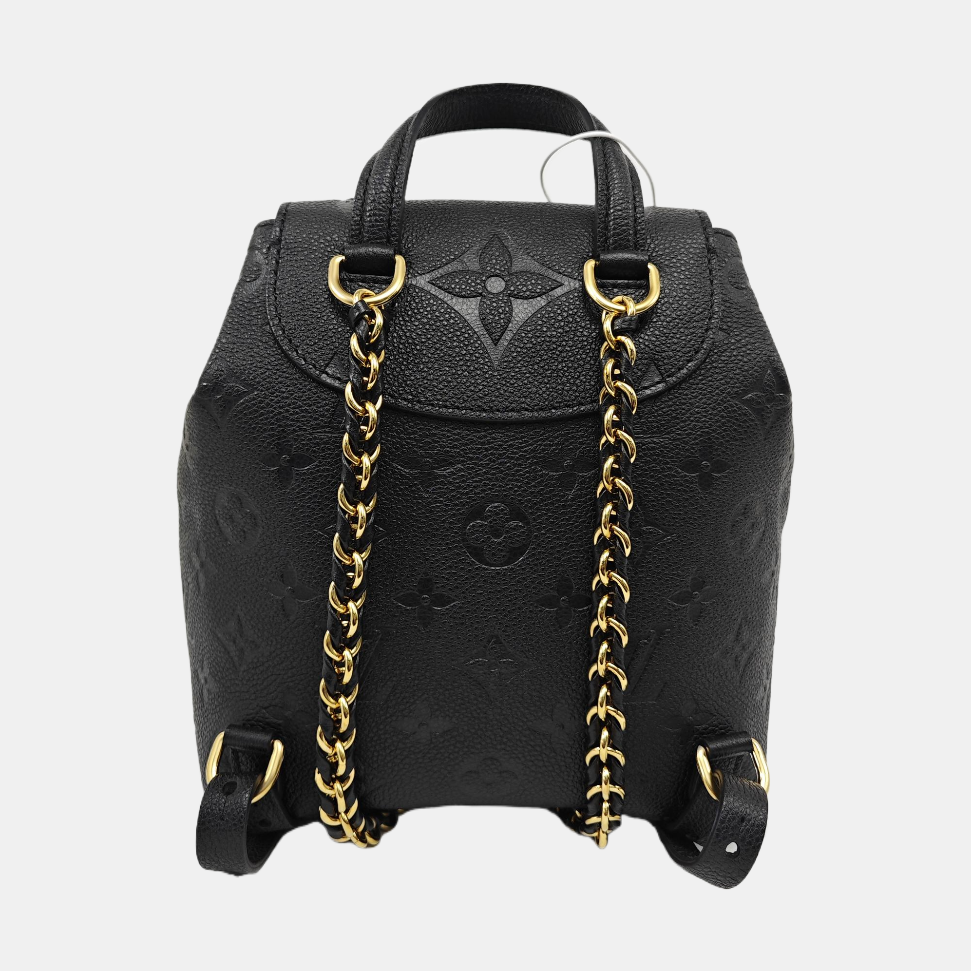 BACKUP Monogram Calfskin Black