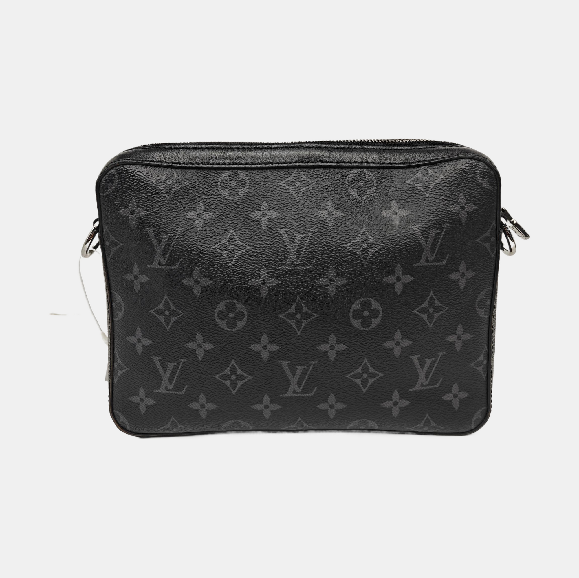 TRIO Monogram Coated Canvas Gray