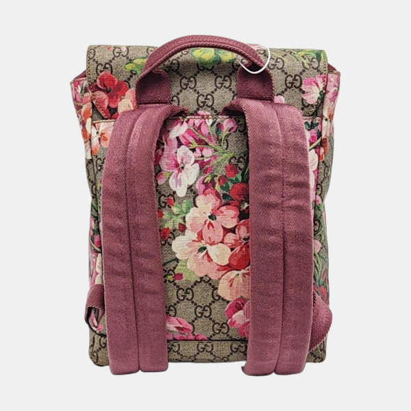 GG Blooms Coated Canvas Black