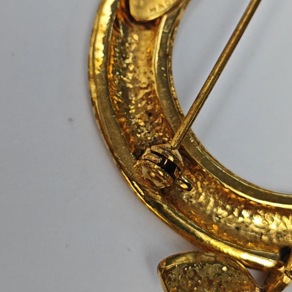 Gold Plated Brooch
