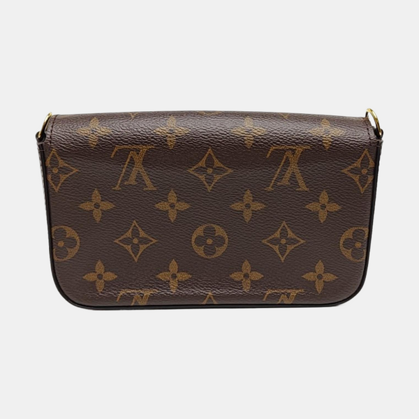 FÉLICIE Monogram Coated Canvas Brown