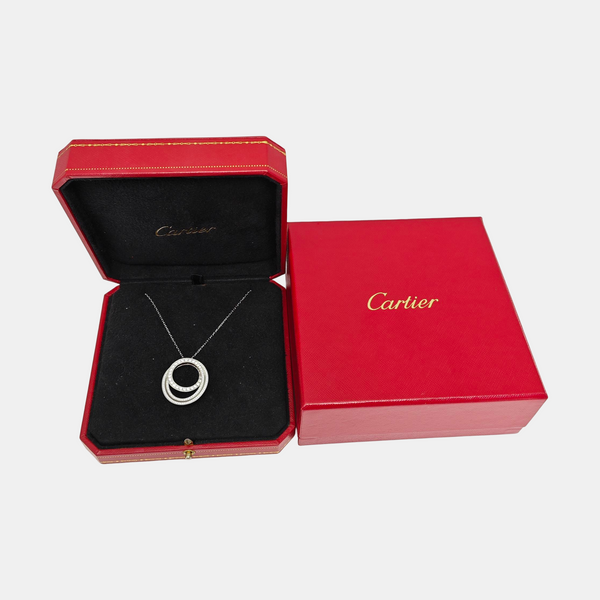 ETINCELLE DE CARTIER 18k White Gold Silver Necklace