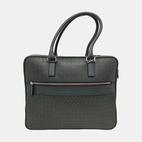 Calfskin Top Handle Bag Green