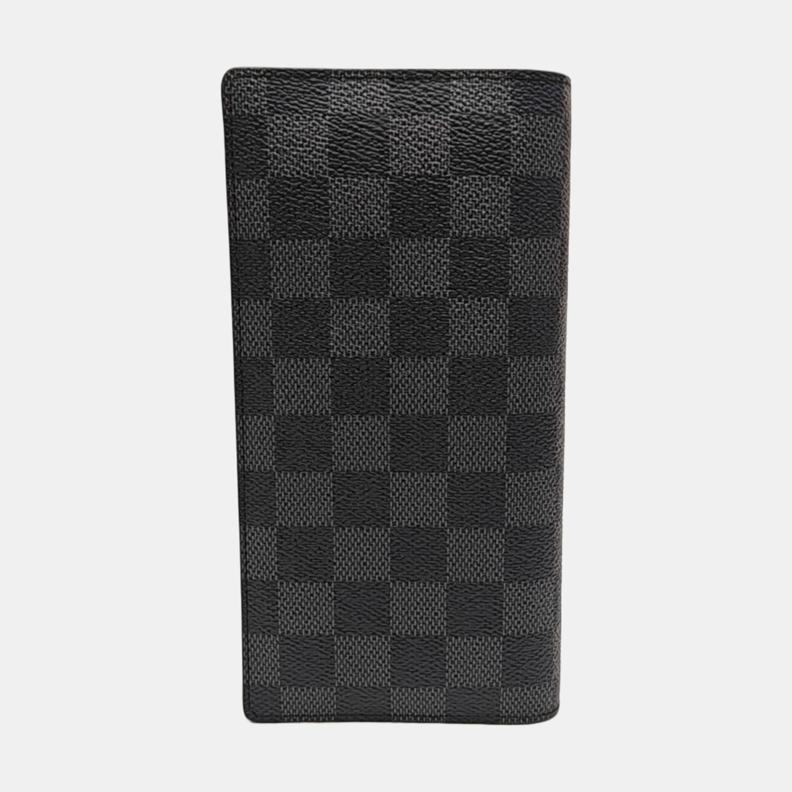 BRAZZA Damier Graphite Coated Canvas Black Wallet