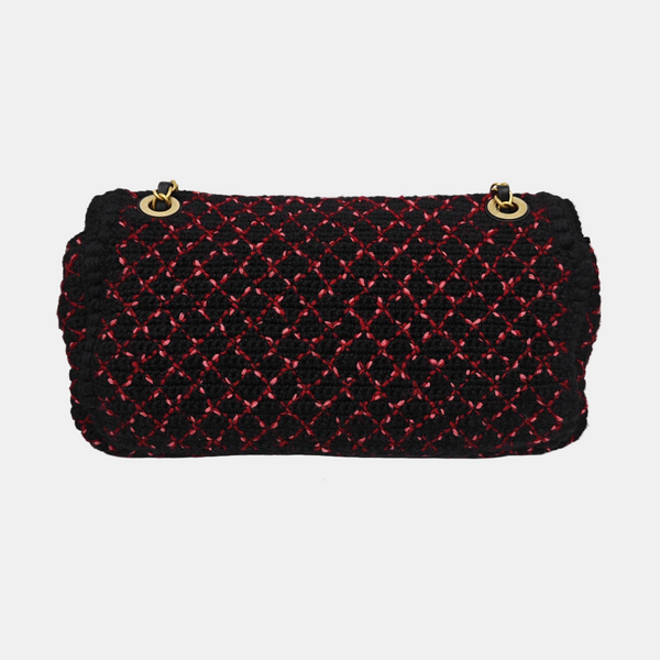 Fabric Shoulder Bag Black