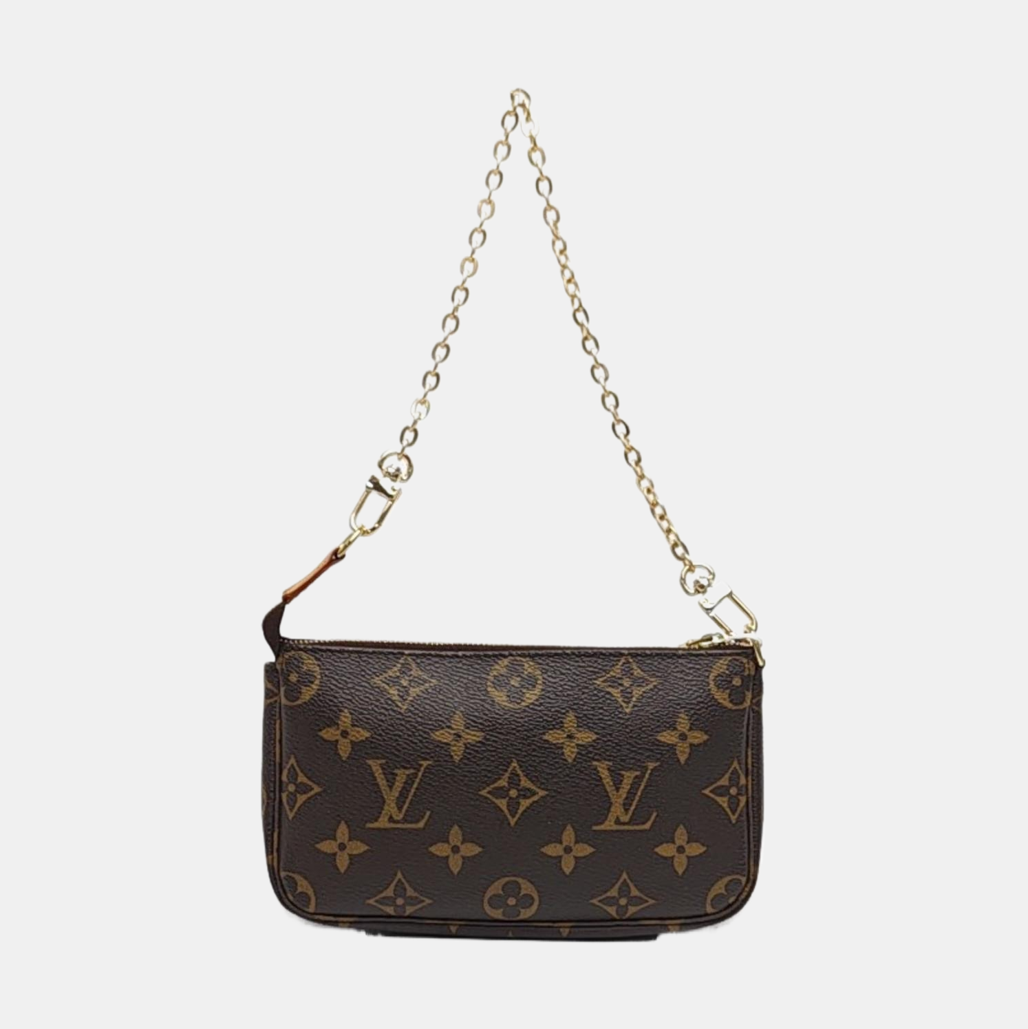 ACCESSOIRES MM Monogram Coated Canvas Brown
