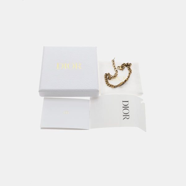Pulsera J'adior de metal dorado