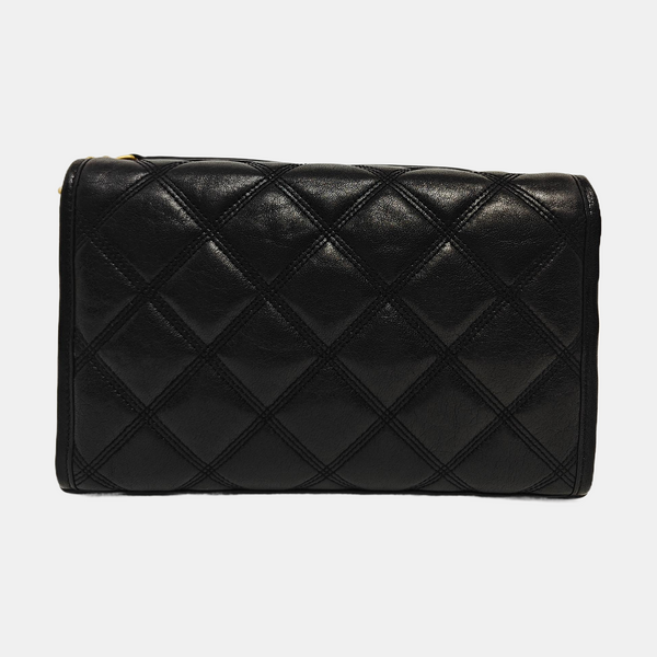BECKY Quilted Calfskin Black