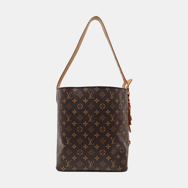 ALL IN GM Monogram Coated Canvas Brown