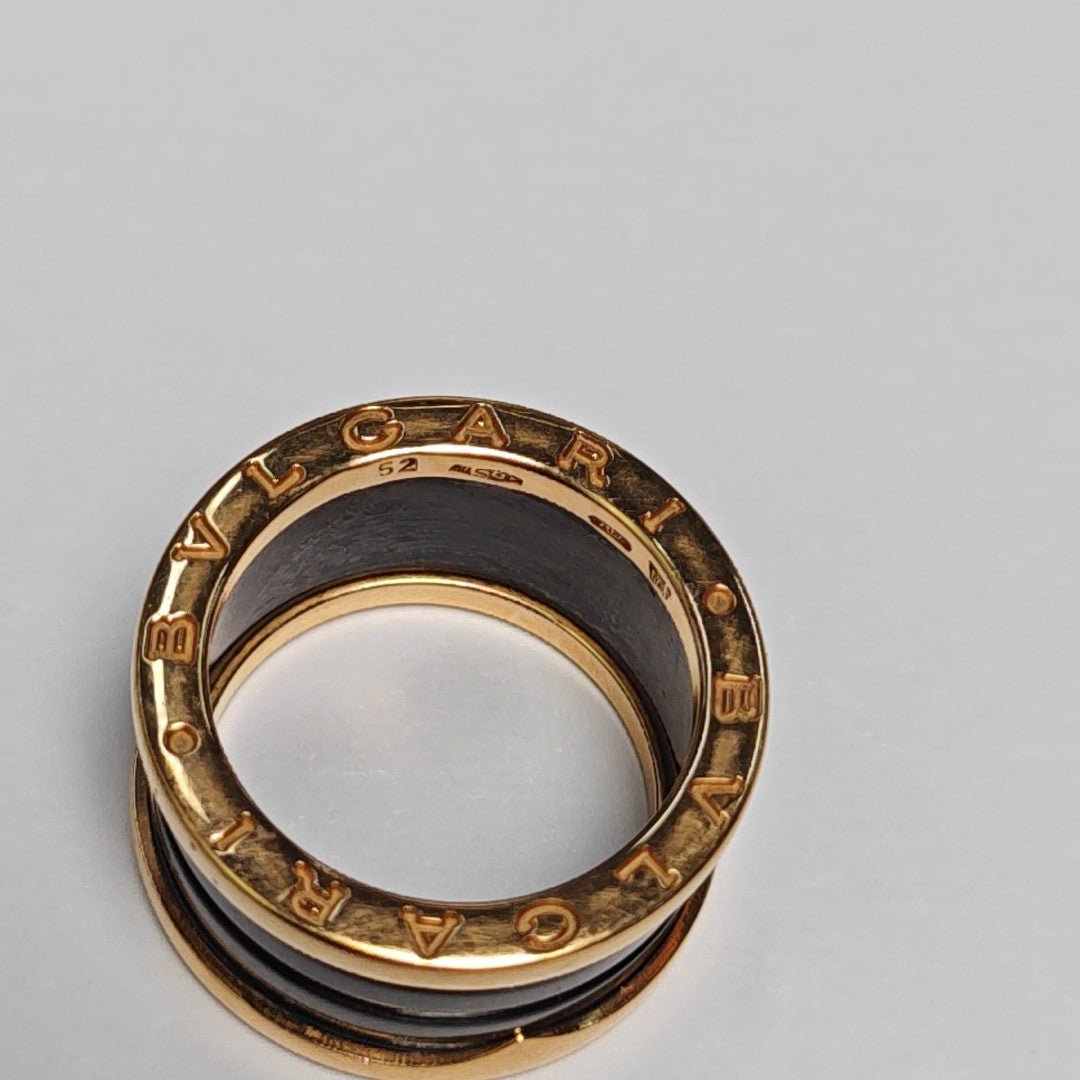 B.ZERO1 18k Rose Gold Ring EU 52