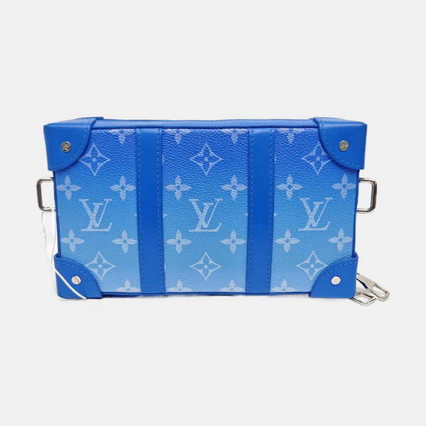 WALLET TRUNK Monogram Coated Canvas Blue