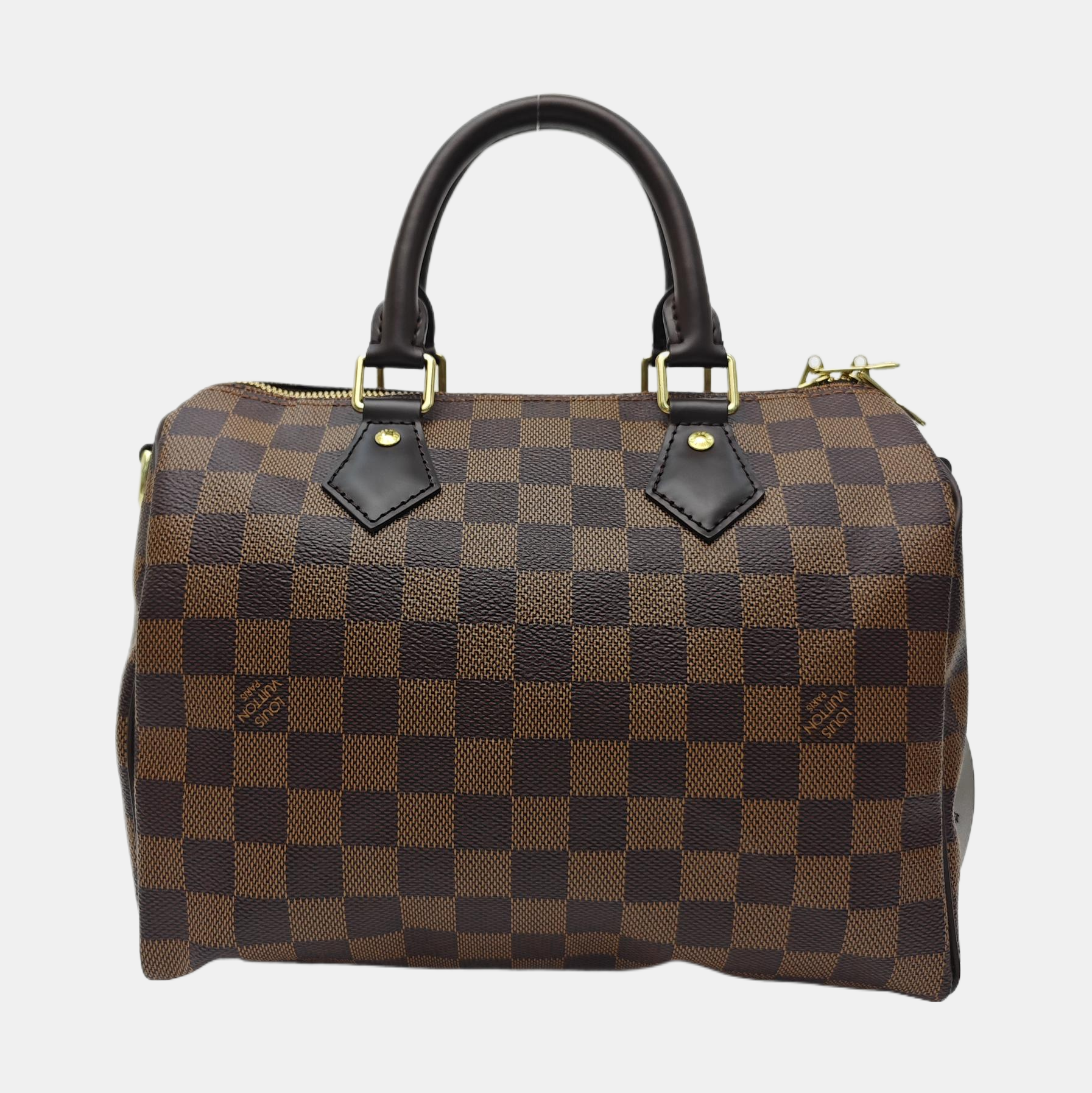 SPEEDY 25 Damier Ebene Coated Canvas Brown