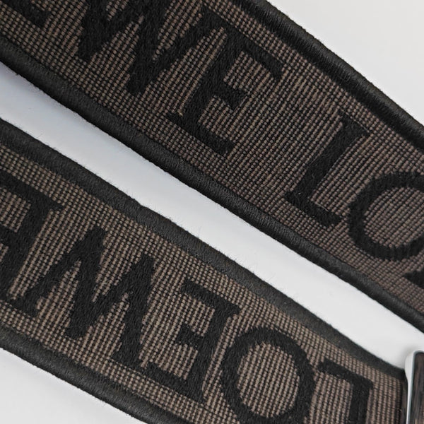 Fabric Bag Strap Gray