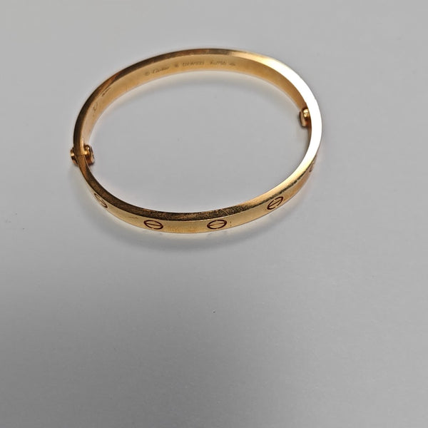 LOVE 18k Rose Gold Bangle