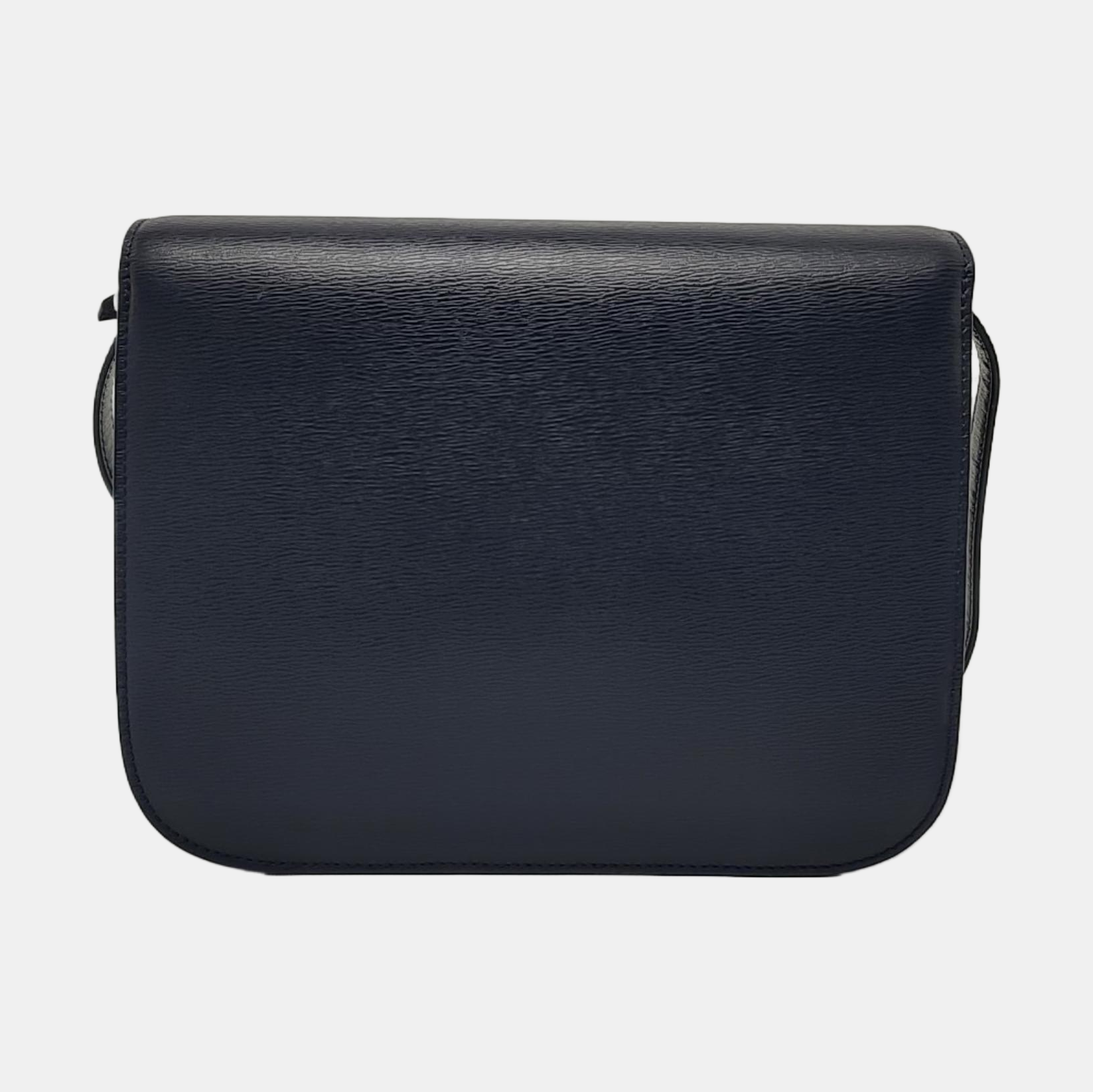 Authenticated pre-owned  CLASSIC BOX Medium Calfskin Blue - Crossbody Bag at Looply